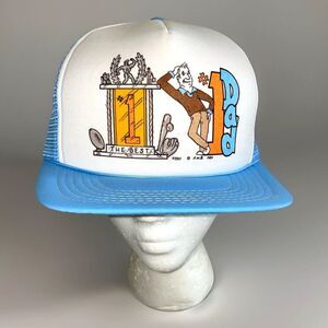 Vintage 1986 #1 Best Dad Trucker Hat Snapback Winner Renaissance Intl NEVER WORN